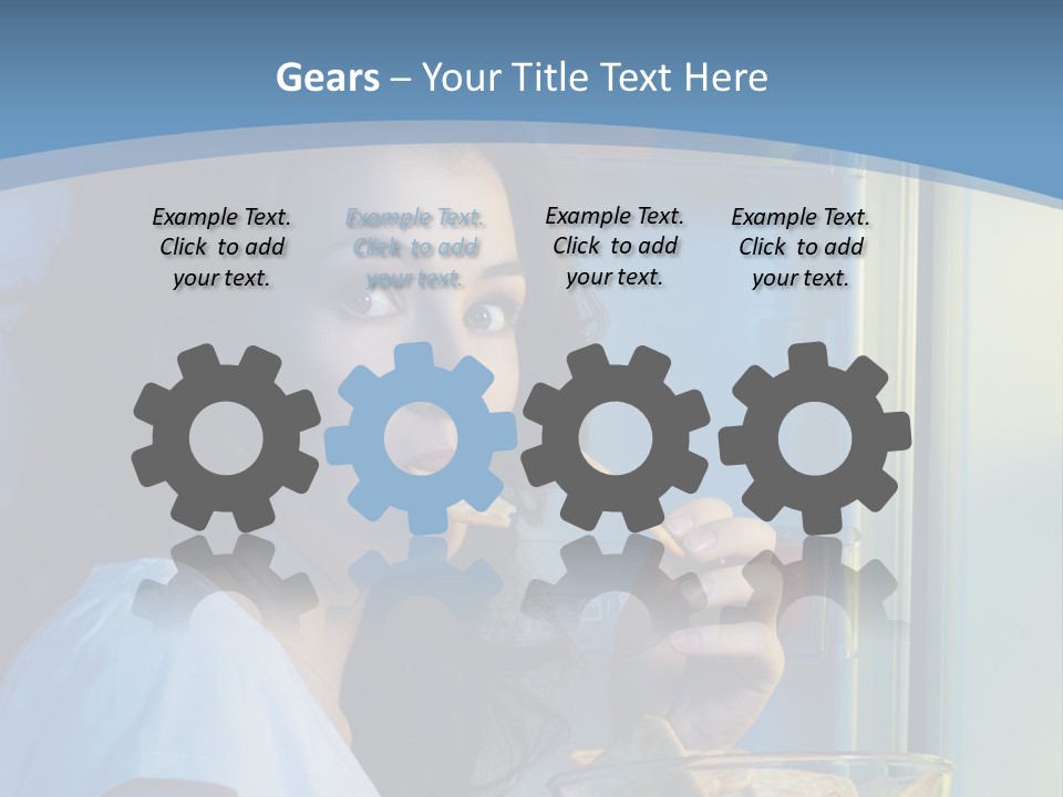 One Person Beauty PowerPoint Template