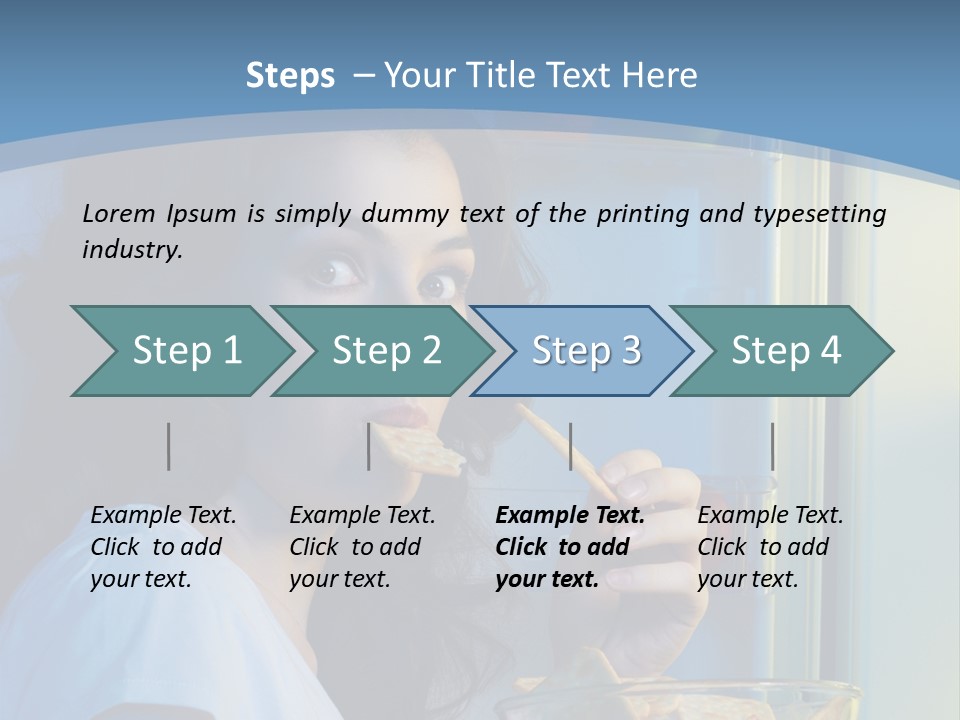 One Person Beauty PowerPoint Template