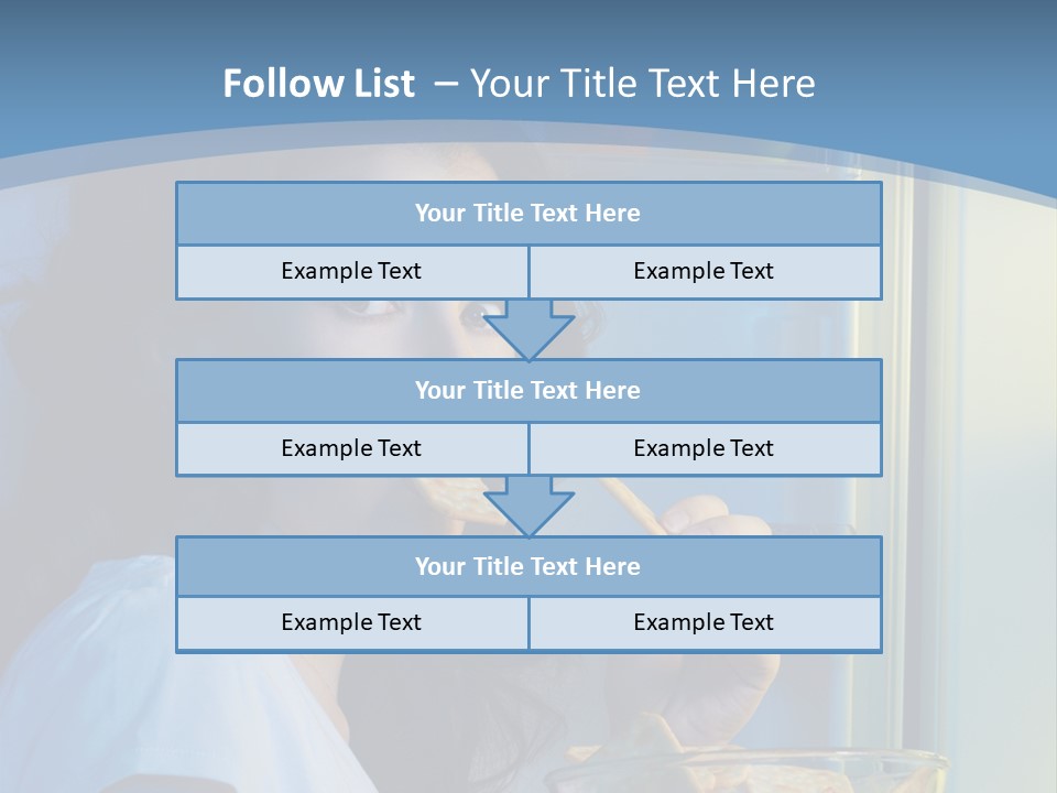 One Person Beauty PowerPoint Template