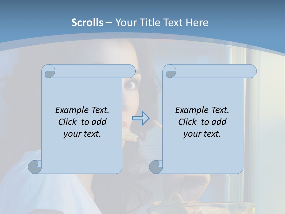 One Person Beauty PowerPoint Template