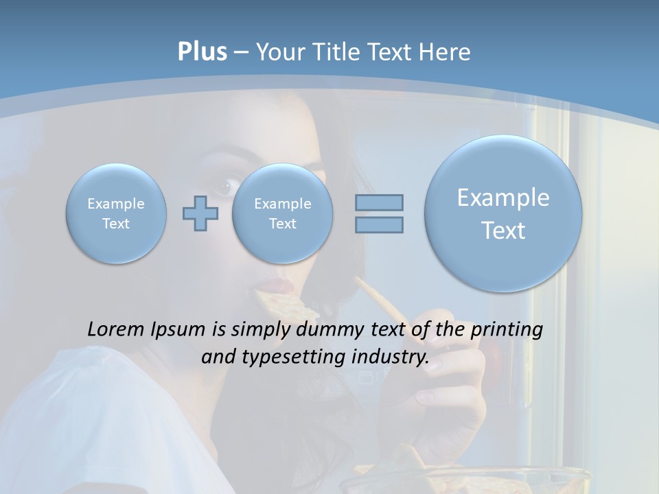 One Person Beauty PowerPoint Template