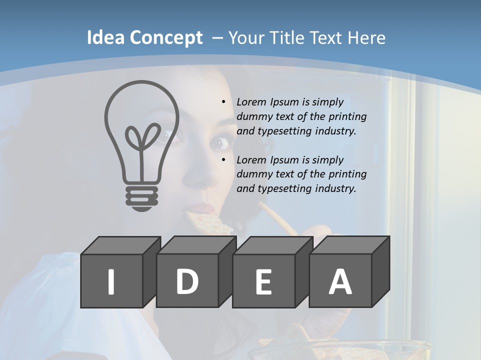 One Person Beauty PowerPoint Template