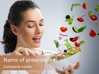 Female Lifestyle Beautiful PowerPoint Template