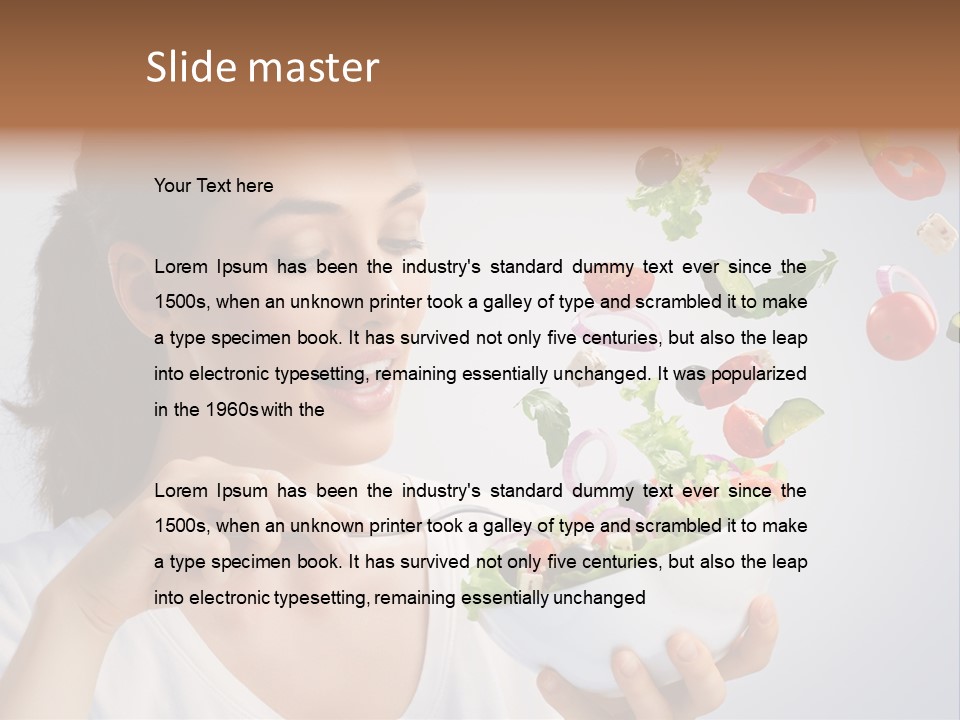 Female Lifestyle Beautiful PowerPoint Template