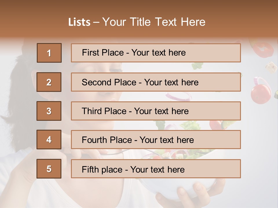 Female Lifestyle Beautiful PowerPoint Template