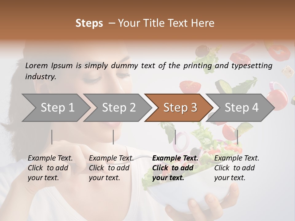 Female Lifestyle Beautiful PowerPoint Template