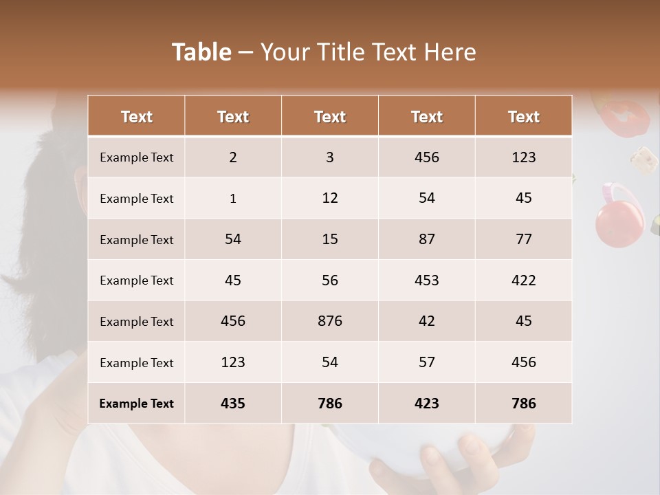 Female Lifestyle Beautiful PowerPoint Template