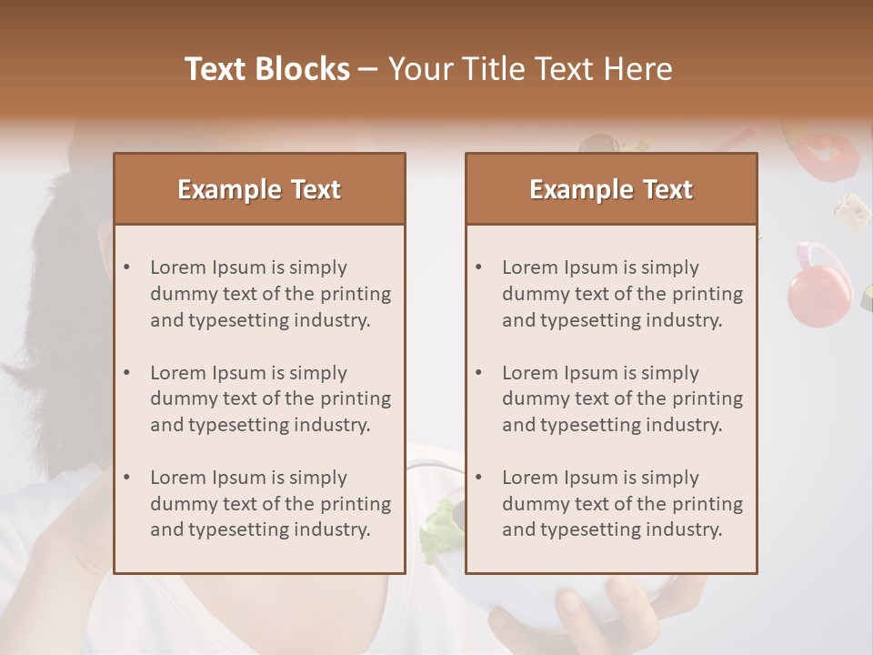 Female Lifestyle Beautiful PowerPoint Template