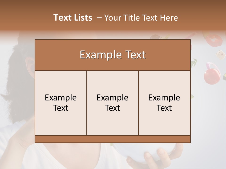 Female Lifestyle Beautiful PowerPoint Template
