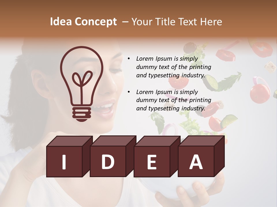 Female Lifestyle Beautiful PowerPoint Template