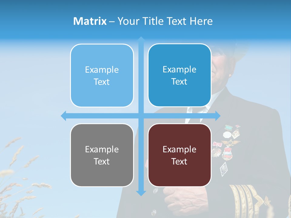 Outdoor Captain Pose PowerPoint Template