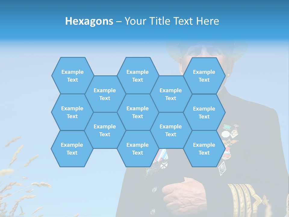 Outdoor Captain Pose PowerPoint Template