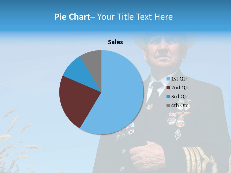 Outdoor Captain Pose PowerPoint Template