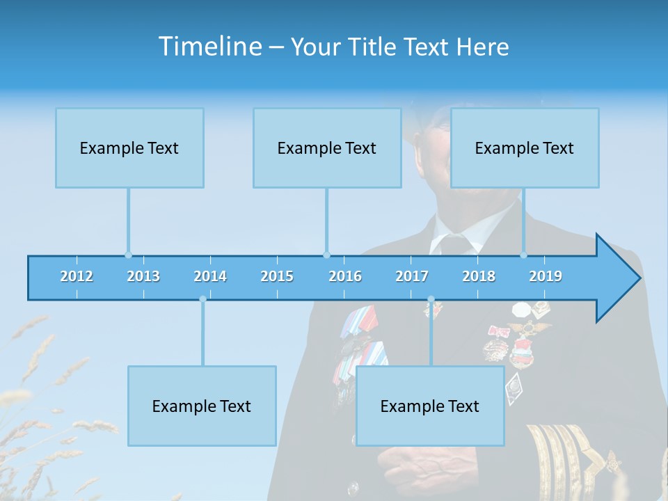 Outdoor Captain Pose PowerPoint Template