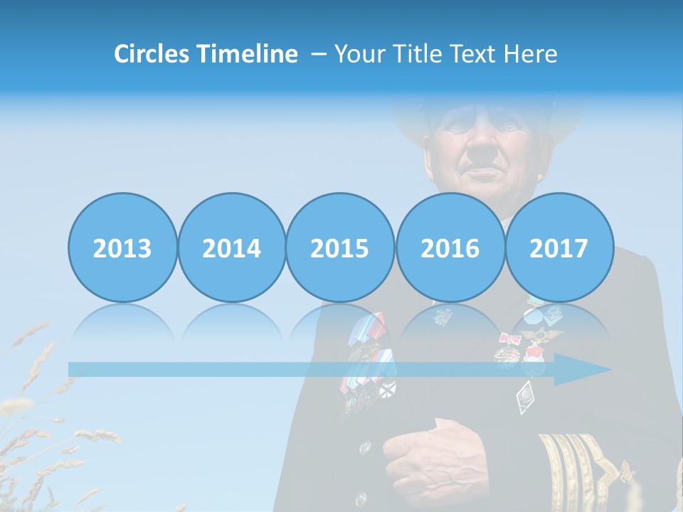 Outdoor Captain Pose PowerPoint Template