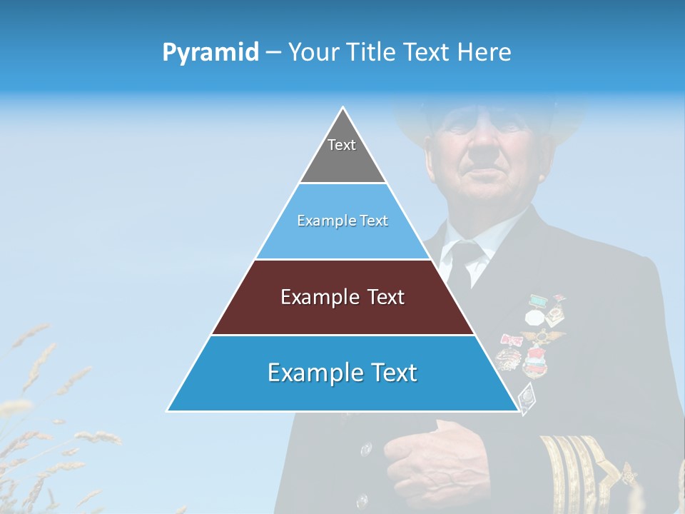 Outdoor Captain Pose PowerPoint Template