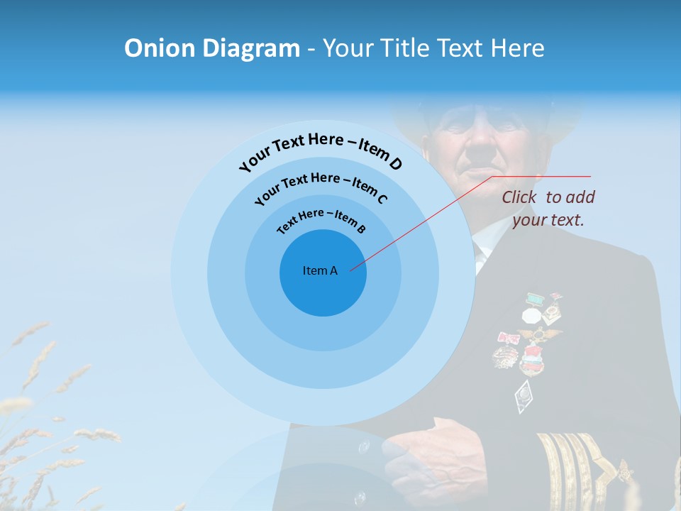 Outdoor Captain Pose PowerPoint Template