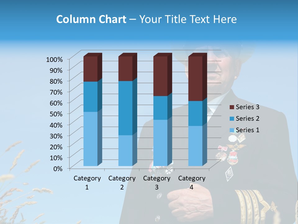 Outdoor Captain Pose PowerPoint Template