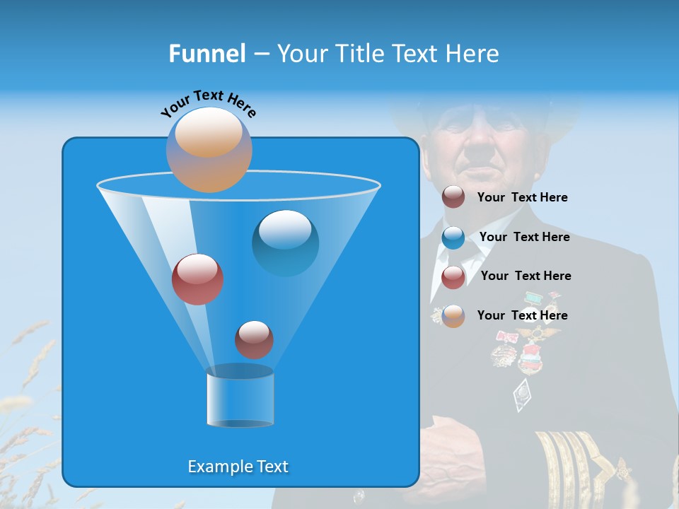 Outdoor Captain Pose PowerPoint Template