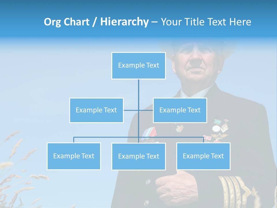 Outdoor Captain Pose PowerPoint Template