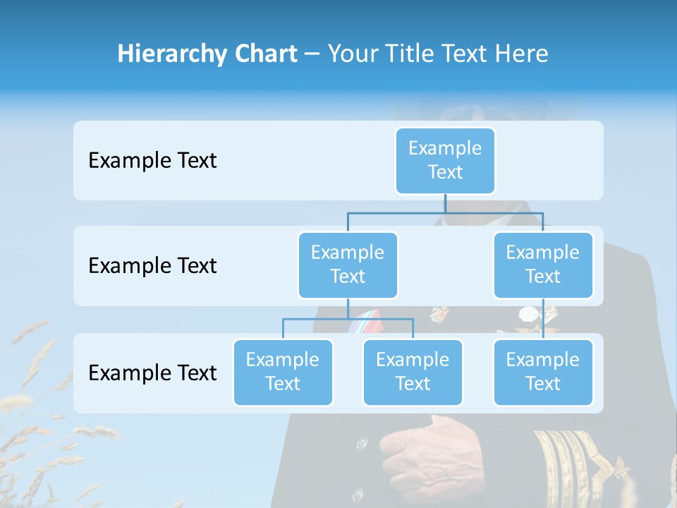 Outdoor Captain Pose PowerPoint Template
