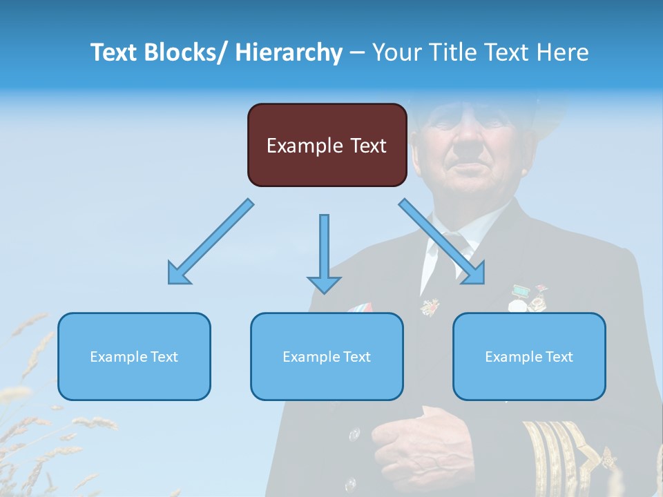 Outdoor Captain Pose PowerPoint Template