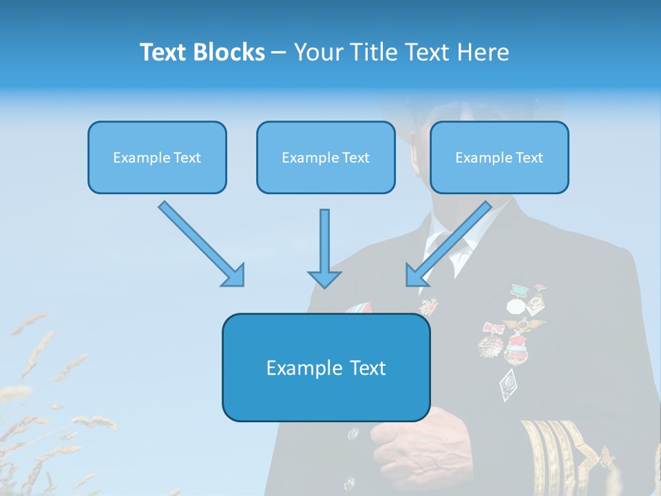 Outdoor Captain Pose PowerPoint Template