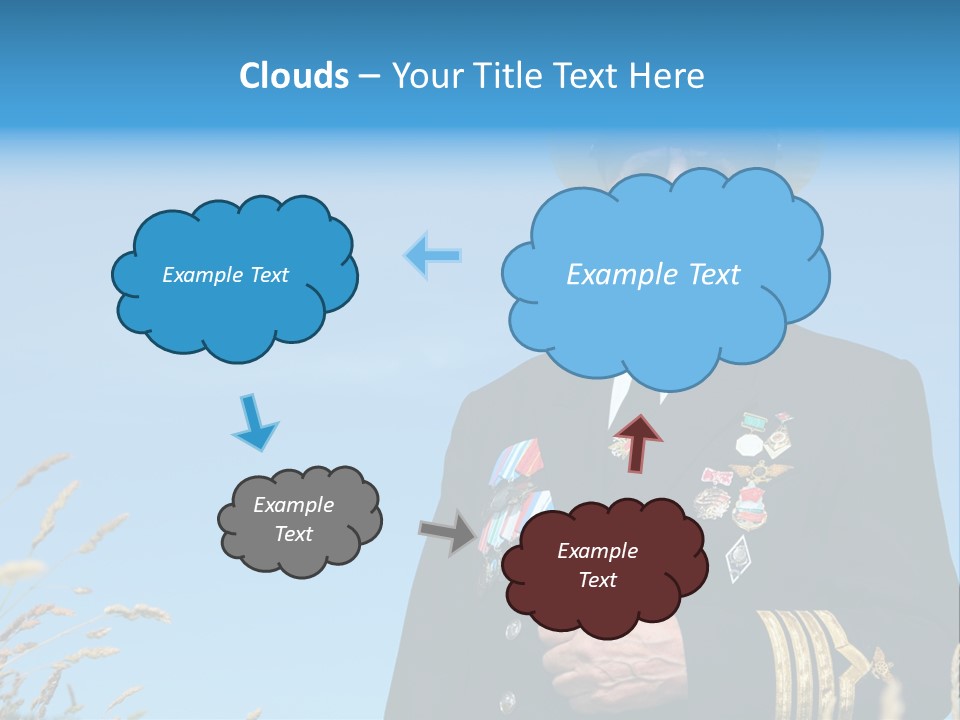 Outdoor Captain Pose PowerPoint Template