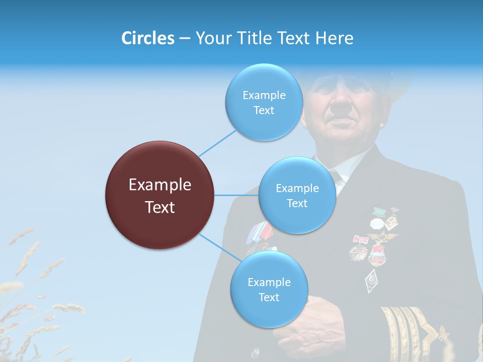 Outdoor Captain Pose PowerPoint Template