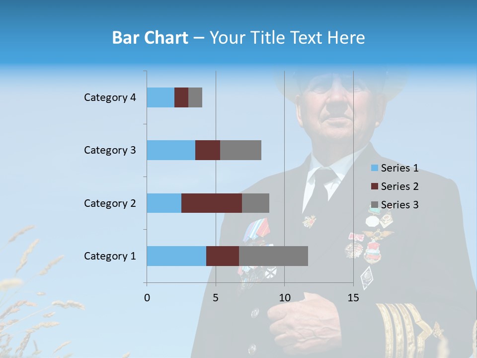 Outdoor Captain Pose PowerPoint Template