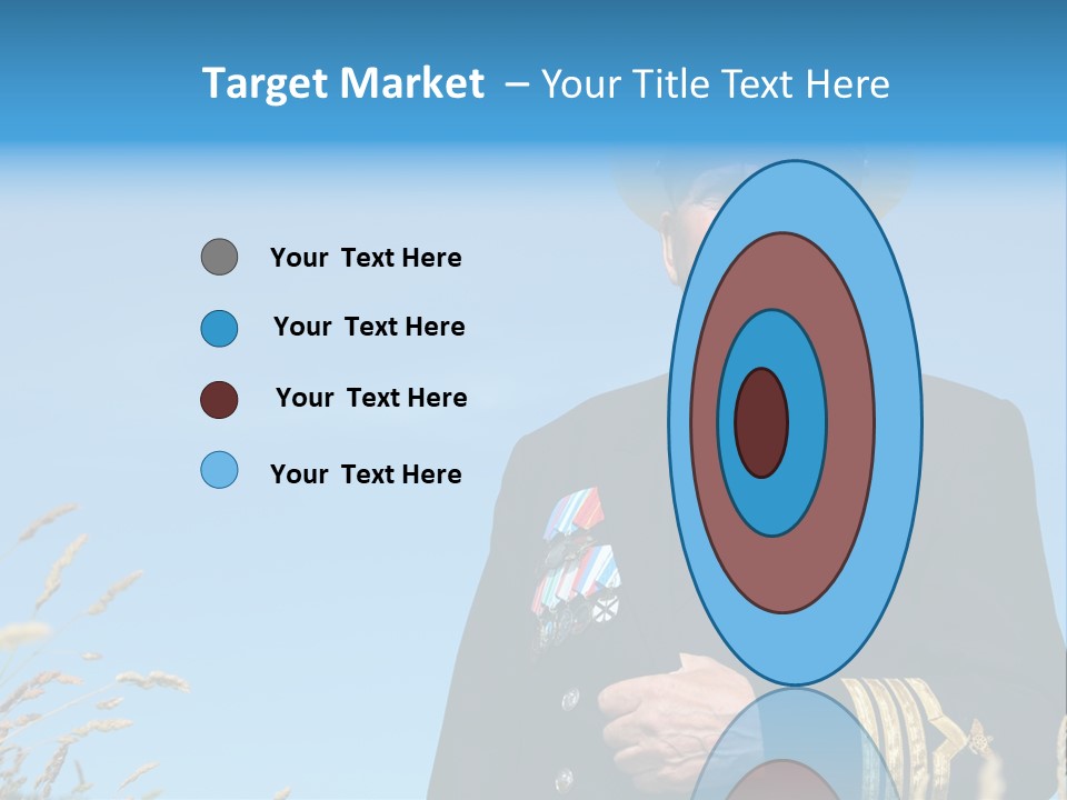 Outdoor Captain Pose PowerPoint Template