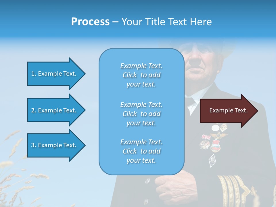 Outdoor Captain Pose PowerPoint Template