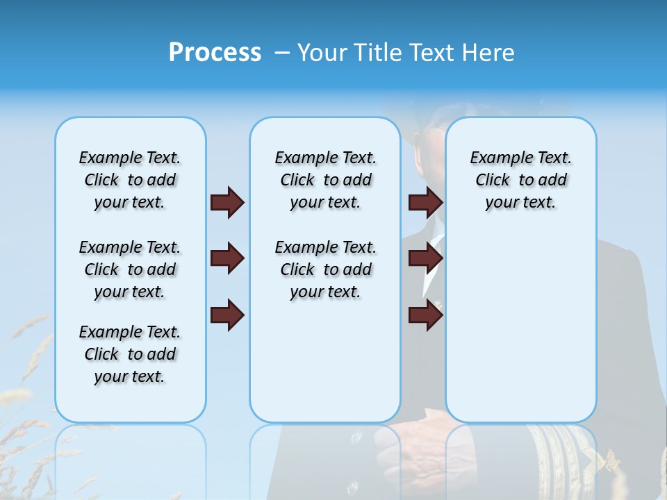 Outdoor Captain Pose PowerPoint Template