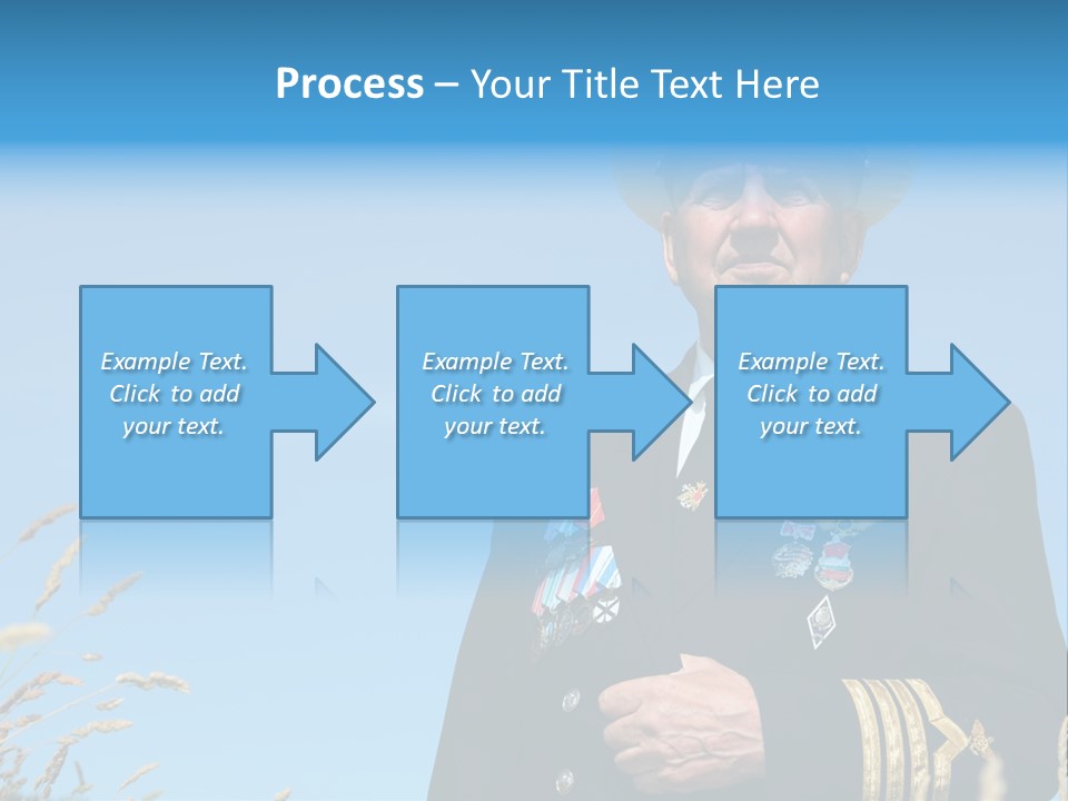Outdoor Captain Pose PowerPoint Template