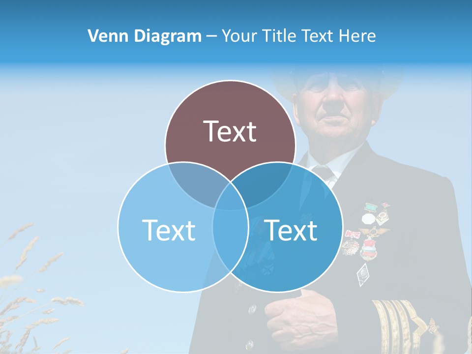 Outdoor Captain Pose PowerPoint Template