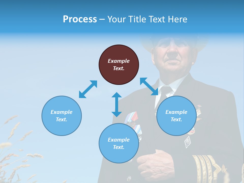 Outdoor Captain Pose PowerPoint Template