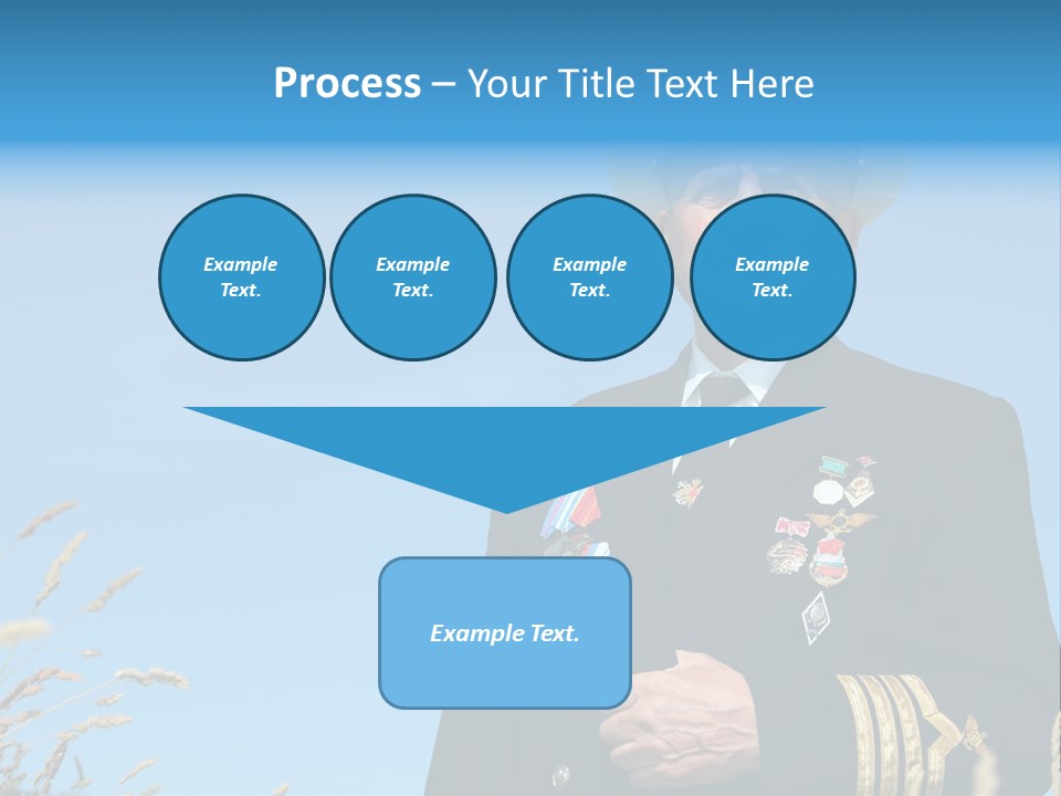 Outdoor Captain Pose PowerPoint Template