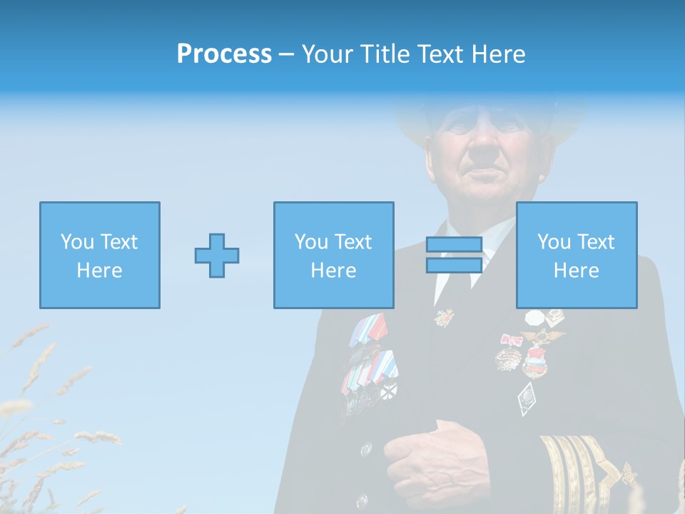 Outdoor Captain Pose PowerPoint Template