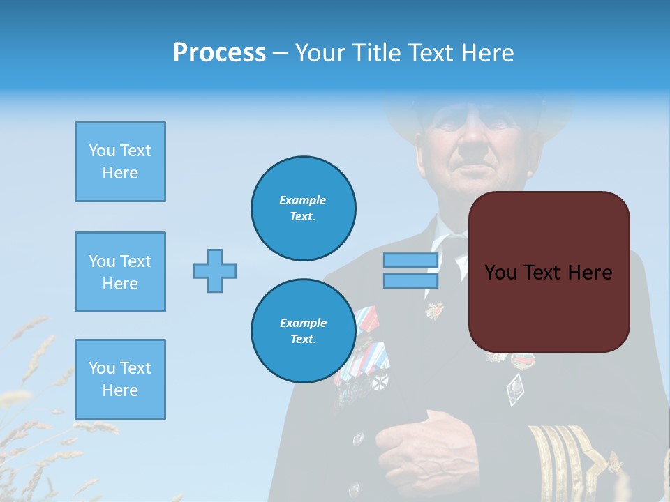 Outdoor Captain Pose PowerPoint Template