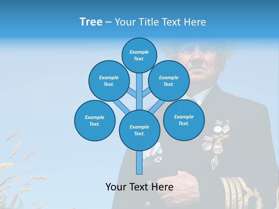 Outdoor Captain Pose PowerPoint Template