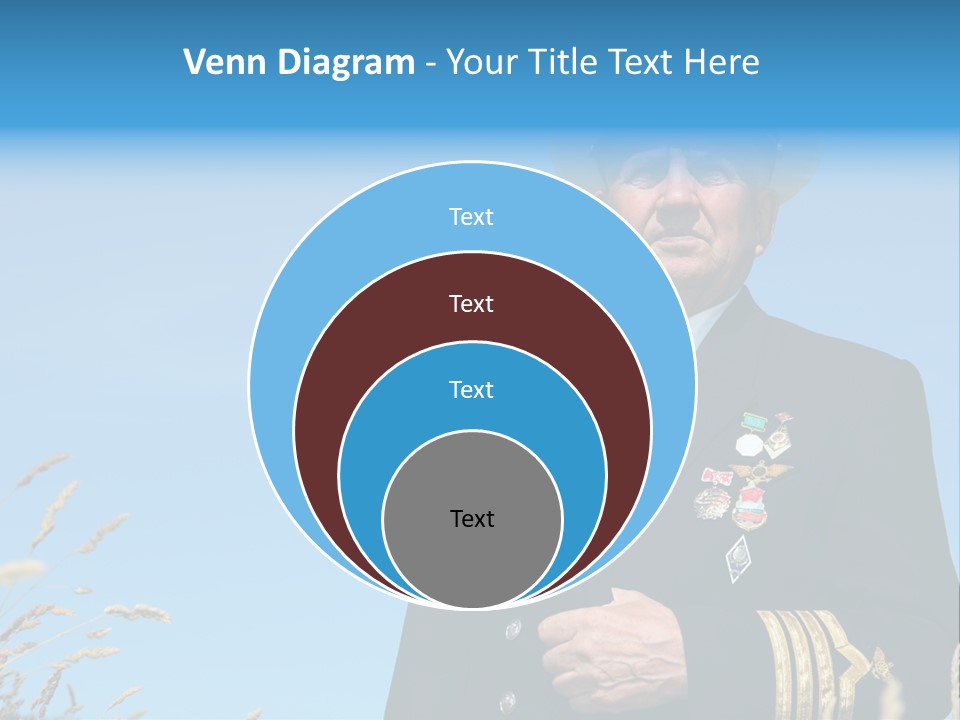 Outdoor Captain Pose PowerPoint Template