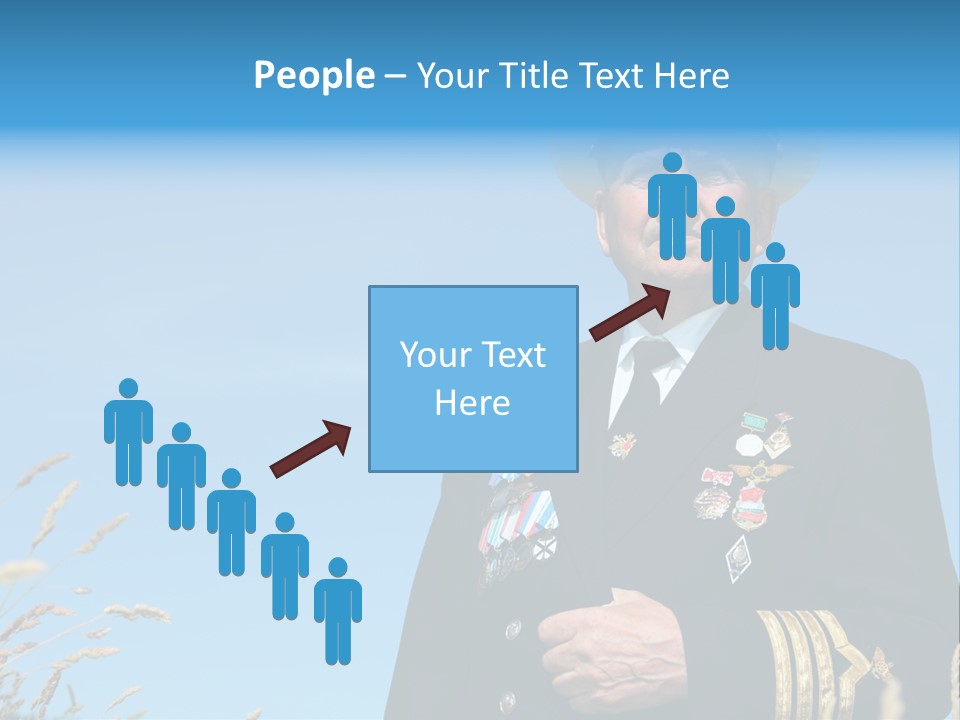 Outdoor Captain Pose PowerPoint Template