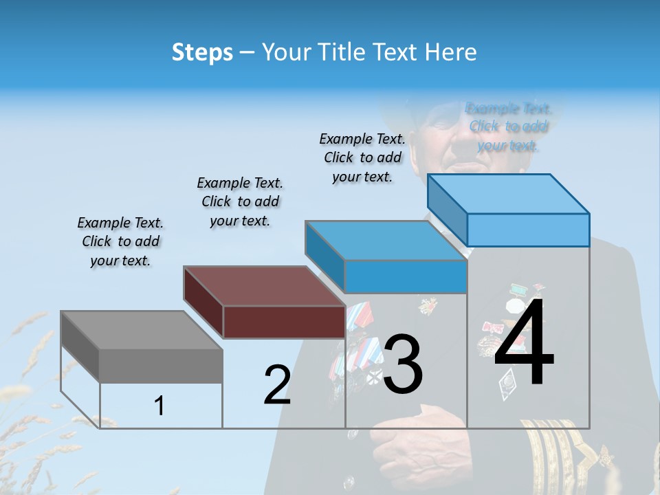 Outdoor Captain Pose PowerPoint Template