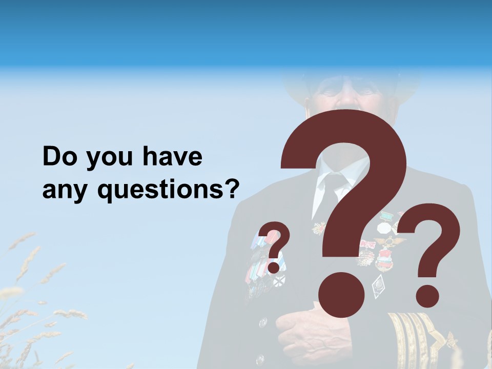 Outdoor Captain Pose PowerPoint Template