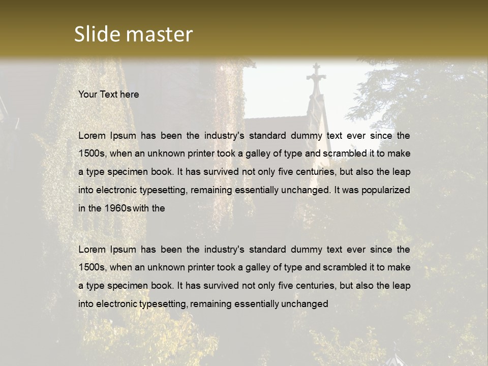 Usa Business Religion PowerPoint Template