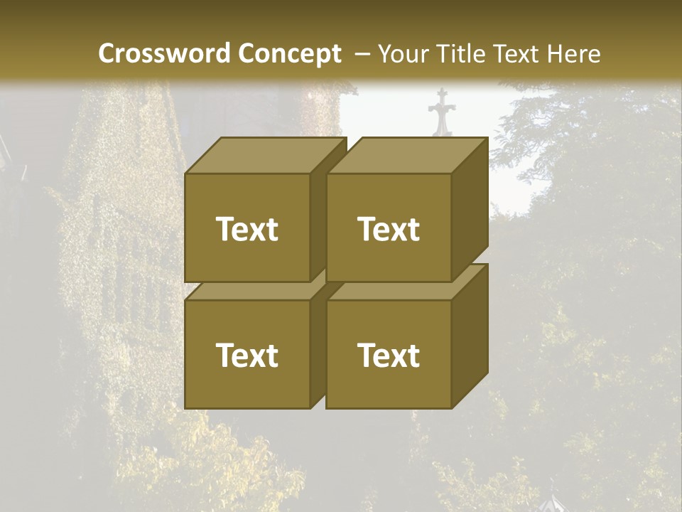 Usa Business Religion PowerPoint Template