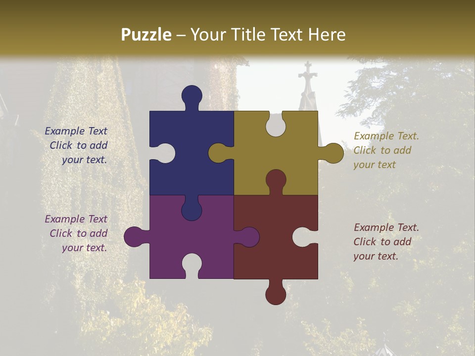 Usa Business Religion PowerPoint Template