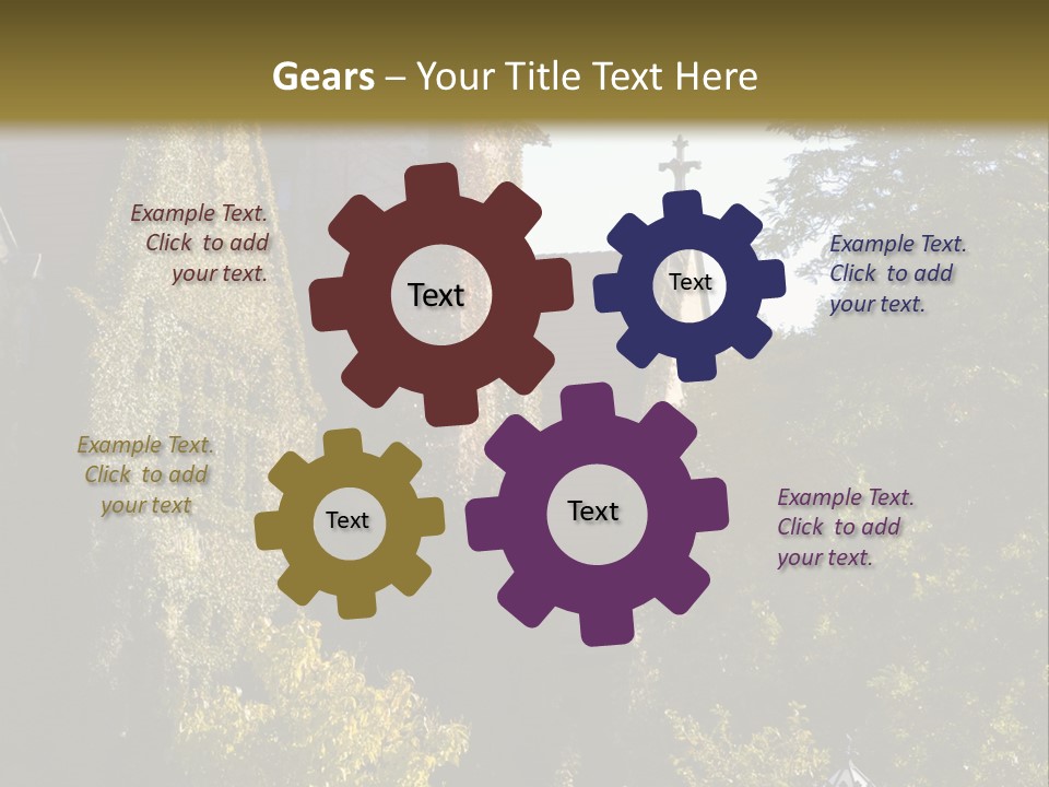 Usa Business Religion PowerPoint Template