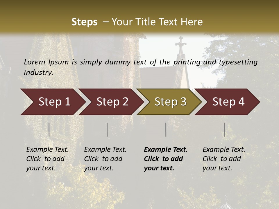 Usa Business Religion PowerPoint Template