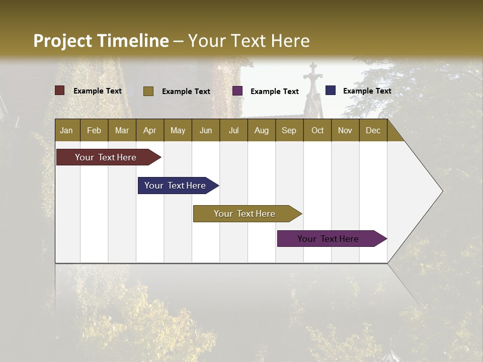 Usa Business Religion PowerPoint Template